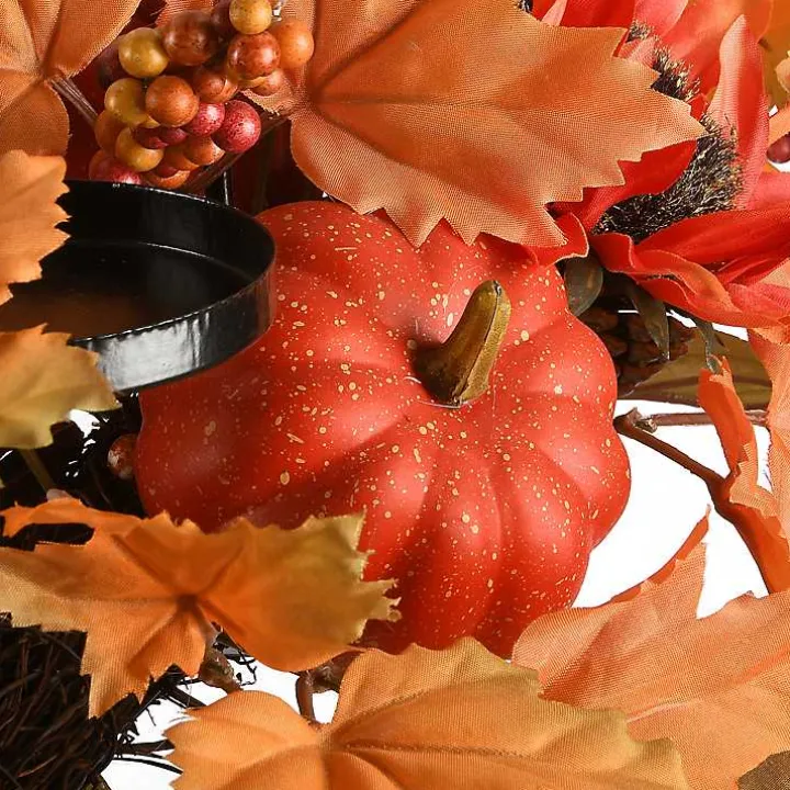 Maple Leaf Candleholder Centerpiece