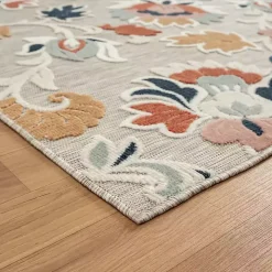 Mara Floral Blossom Indoor/Outdoor Area Rug, 5x7