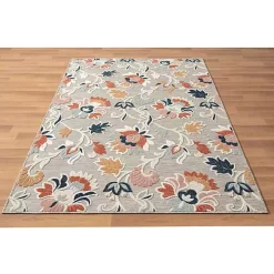 Mara Floral Blossom Indoor/Outdoor Area Rug, 7x9