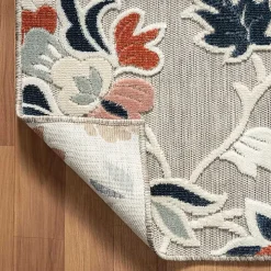 Mara Floral Blossom Indoor/Outdoor Area Rug, 7x9