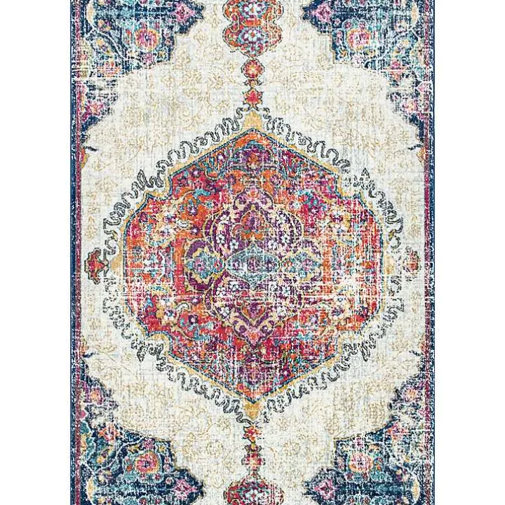 Mara Vintage Medallion Area Rug, 5x8