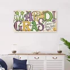 Mardi Gras Mask Canvas Art Print, 40x20 in.
