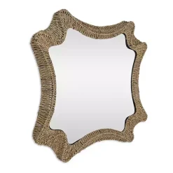 Marley Natural Woven Rope Wall Mirror