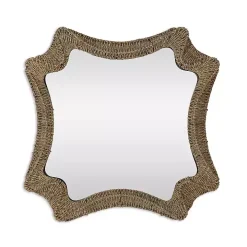 Marley Natural Woven Rope Wall Mirror