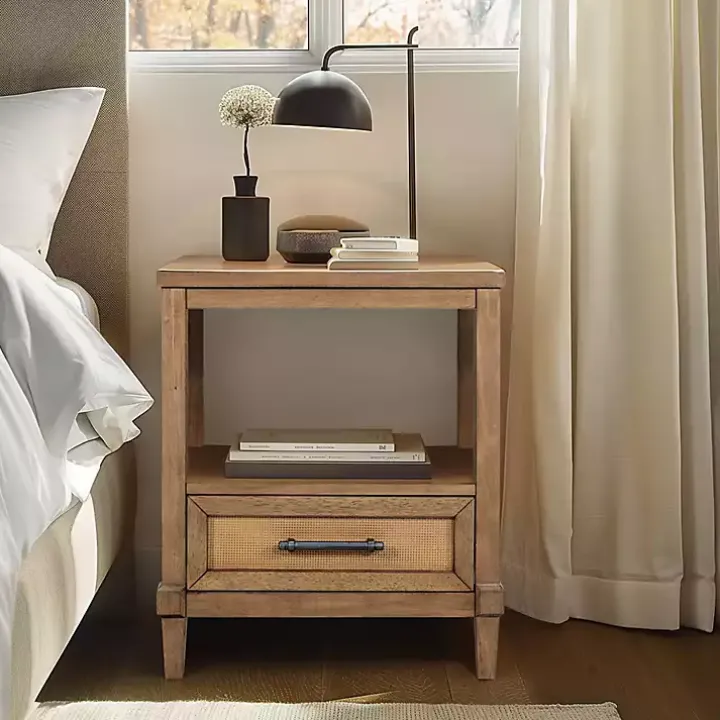 Martha Stewart Toasted Almond Wood Nightstand