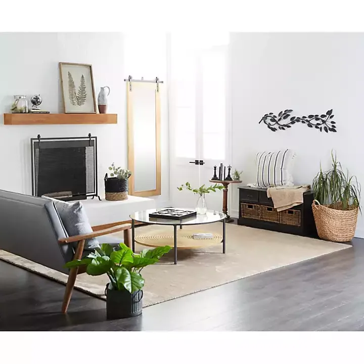 Matte Black and White Wooden Tic Tac Toe Board