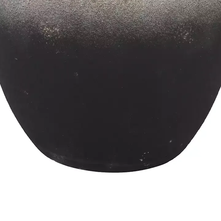 Matte Black Ombre Textured Table Lamp, 23 in.