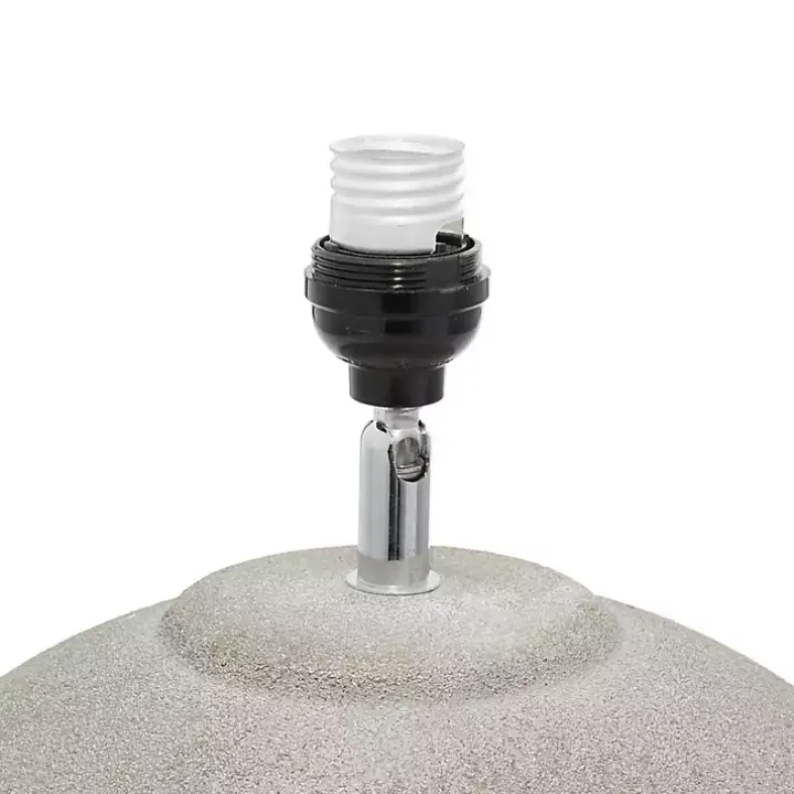 Matte Black Ombre Textured Table Lamp, 23 in.