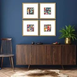 Meditations Framed Art Prints, Set of 4