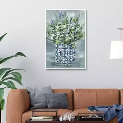 Mediterranean Bouquet II Framed Canvas Art Print