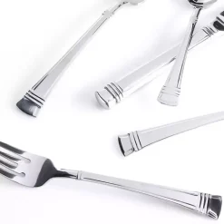 Mercutio Lines Stainless Steel 20-pc. Flatware Set