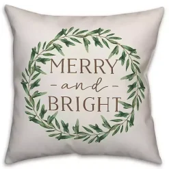 Merry and Bright Buffalo Check Reverse Pillow