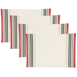 Merry Pines Cotton Placemats, Set of 4