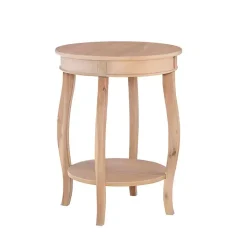 Merryweather Natural Wood Accent Table