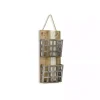 Metal and Wood 2-Tier Mail Holder Wall Plaque
