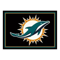 Miami Dolphins Area Rug, 4x6