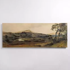 Middleham Landscape Canvas Art Print