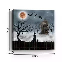 Midnight Mansion Canvas Art Print