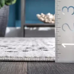 Millie Dotted Diamond Area Rug, 8x10