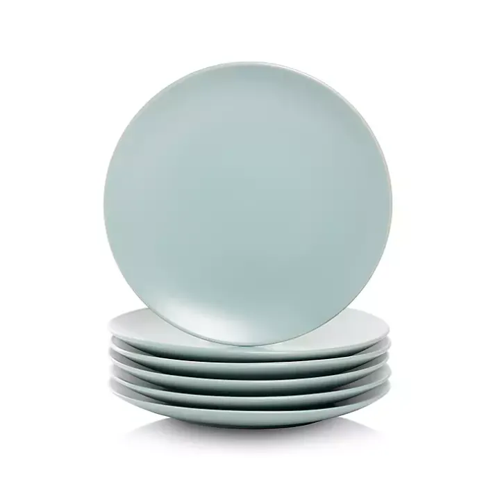 Mineral Blue Classic Coupe Salad Plates, Set of 6