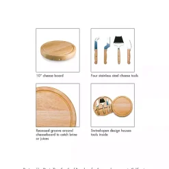 Mississippi State Cheese Board and Tool Set