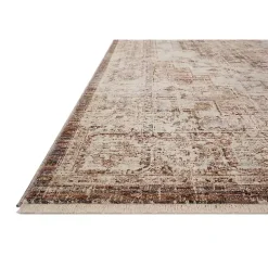 Mocha and Cream Sorrento Area Rug, 7x10
