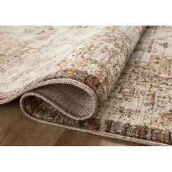 Mocha and Cream Sorrento Area Rug, 7x10