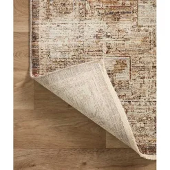Mocha and Cream Sorrento Area Rug, 7x10
