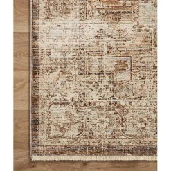 Mocha and Cream Sorrento Area Rug, 7x10