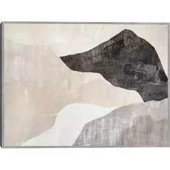 Modern Landscape Framed Canvas Art Print