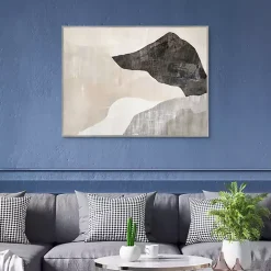 Modern Landscape Framed Canvas Art Print