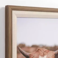 Moove Over Framed Canvas Art Print
