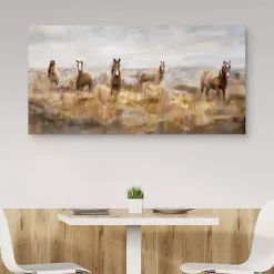 Morning Herd Canvas Art Print
