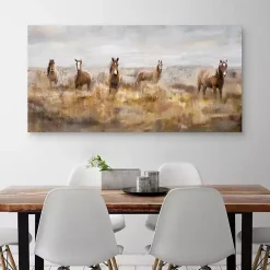Morning Herd Canvas Art Print