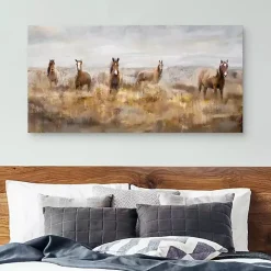 Morning Herd Canvas Art Print