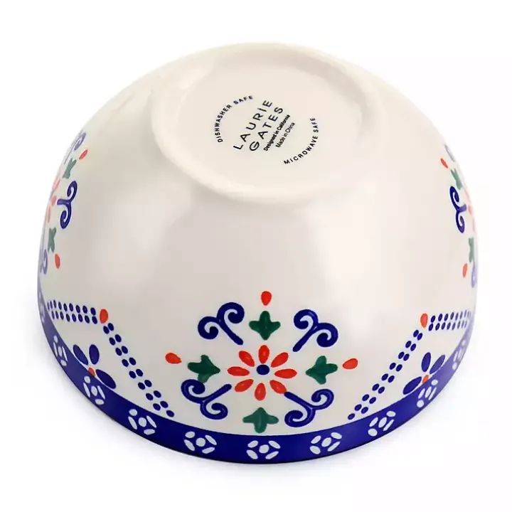 Mosaic Glazed Round 12-pc. Dinnerware Set