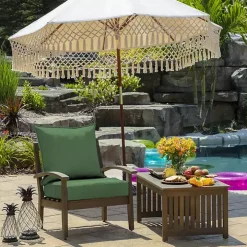 Moss Leala Texture Outdoor Deep Seat Cushions