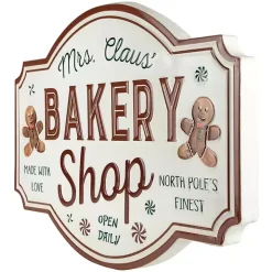 Mrs. Claus Bakery Shop Wall Plaque