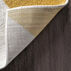 Multicolor Abstract Shapes Area Rug, 8x10