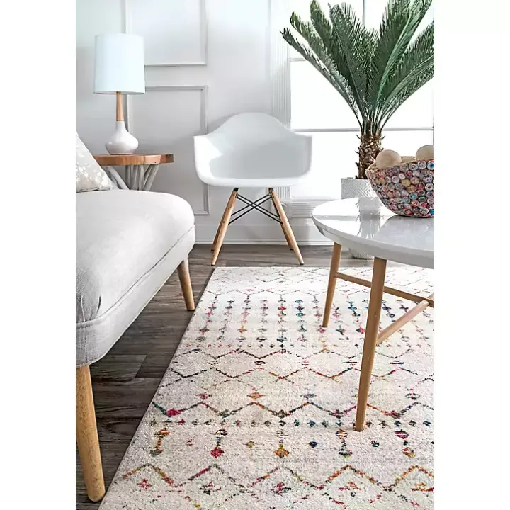 Multicolor Blythe Moroccan Area Rug, 8x10