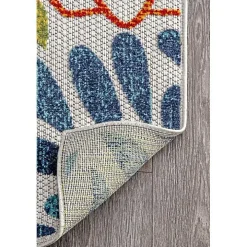 Multicolor Burst Indoor/Outdoor Area Rug, 8x10
