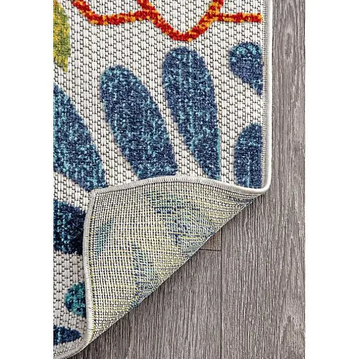 Multicolor Burst Indoor/Outdoor Area Rug, 8x10