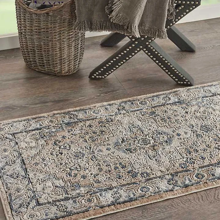 Multicolor Nadia Medallion Area Rug, 2x4