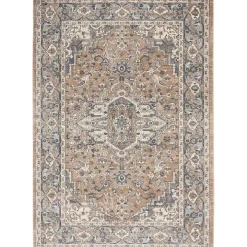 Multicolor Nadia Medallion Area Rug, 5x7
