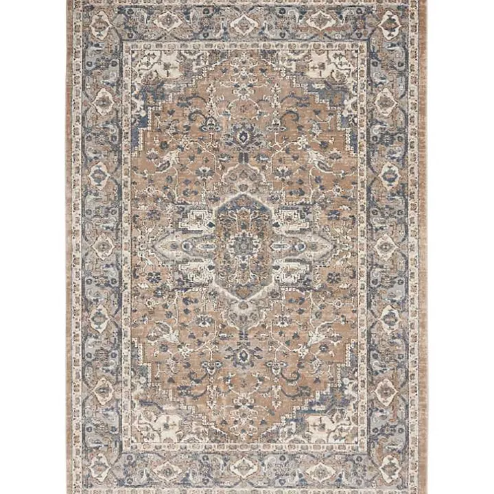 Multicolor Nadia Medallion Area Rug, 5x7