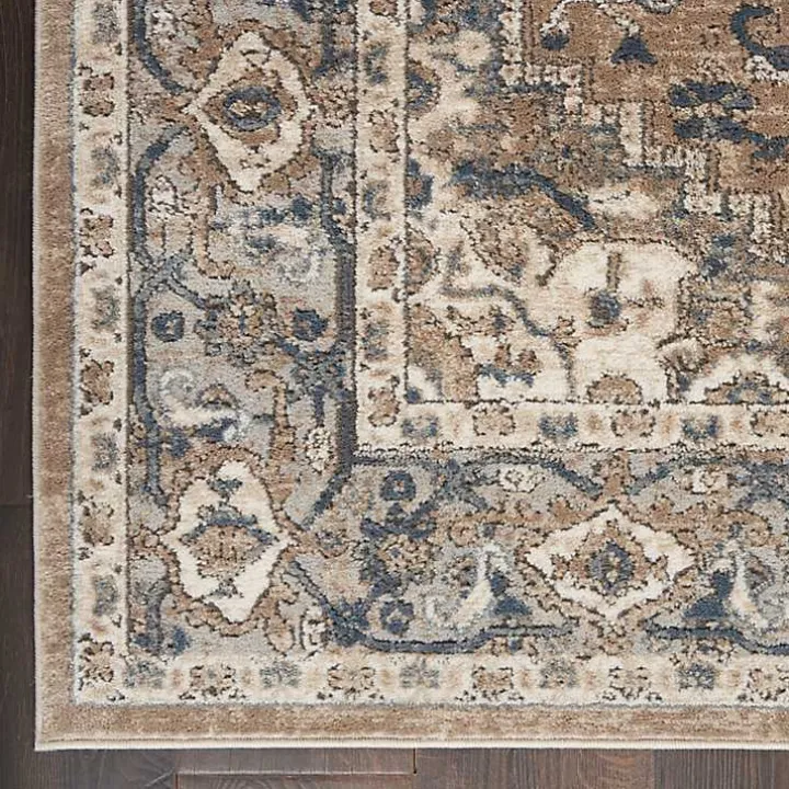 Multicolor Nadia Medallion Area Rug, 5x7