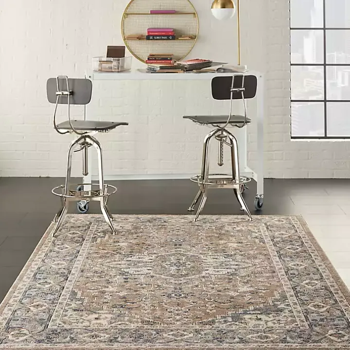 Multicolor Nadia Medallion Area Rug, 5x7