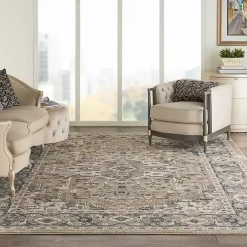 Multicolor Nadia Medallion Area Rug, 8x10