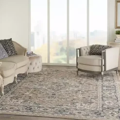 Multicolor Nadia Medallion Area Rug, 8x10