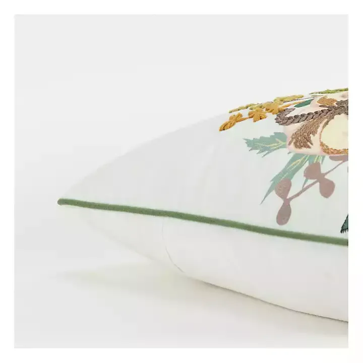 Multicolored Pumpkins Fall Color Throw Pillow